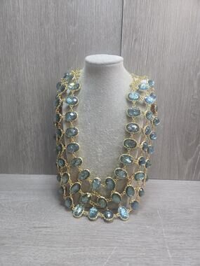 Amrita Singh Reversible Cabochon Bead Statement Necklace